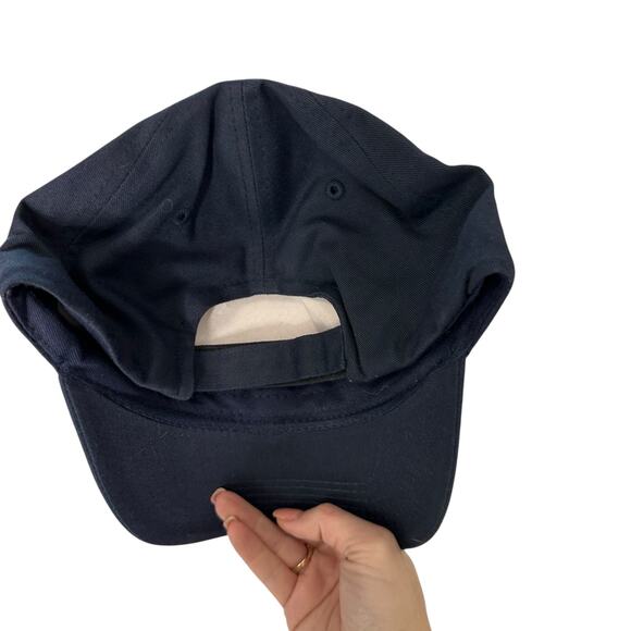 Vintage Y2K US Beijing 2008 Olympics Hat Navy Blue Red White Adjustable - Picture 4 of 6